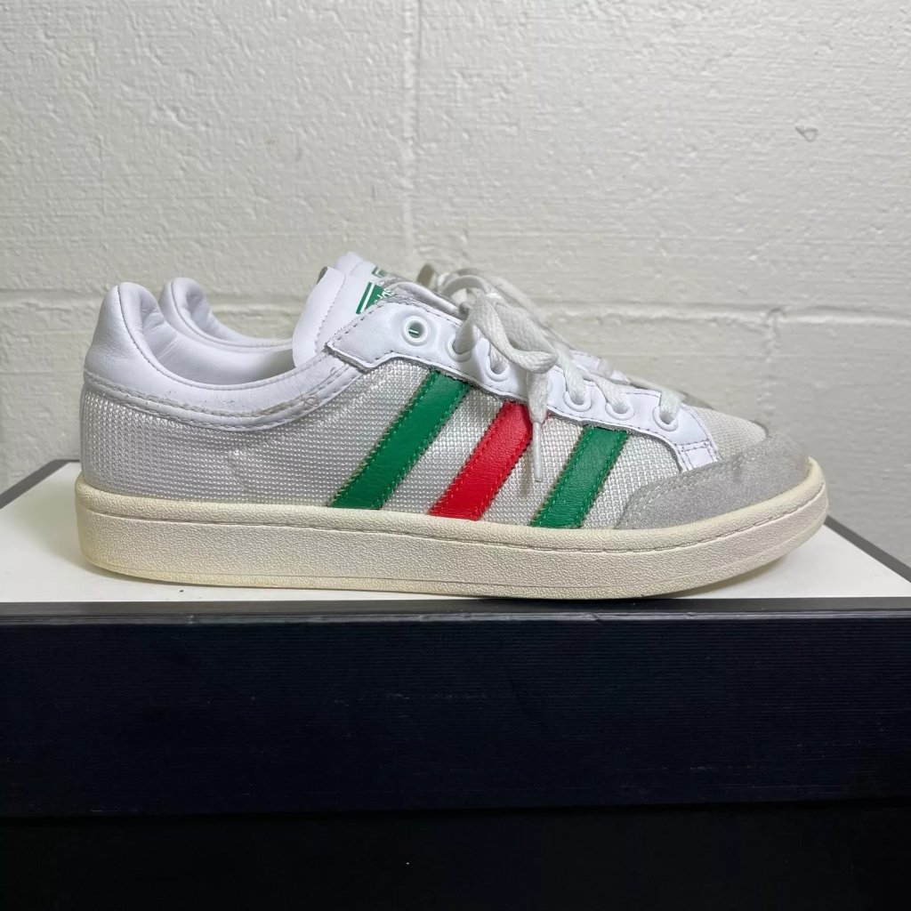 Adidas "Americana" Low - White Green Scarlet "Gucci Like" Men's Size 7 Ef2509